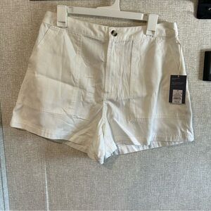NWT Size 10 Universal Thread White Cotton Cargo Shorts